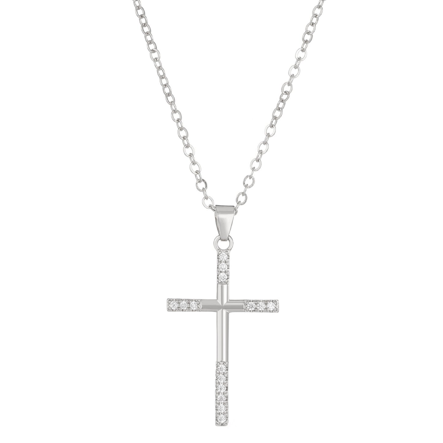 Diamant Kreuz Kette