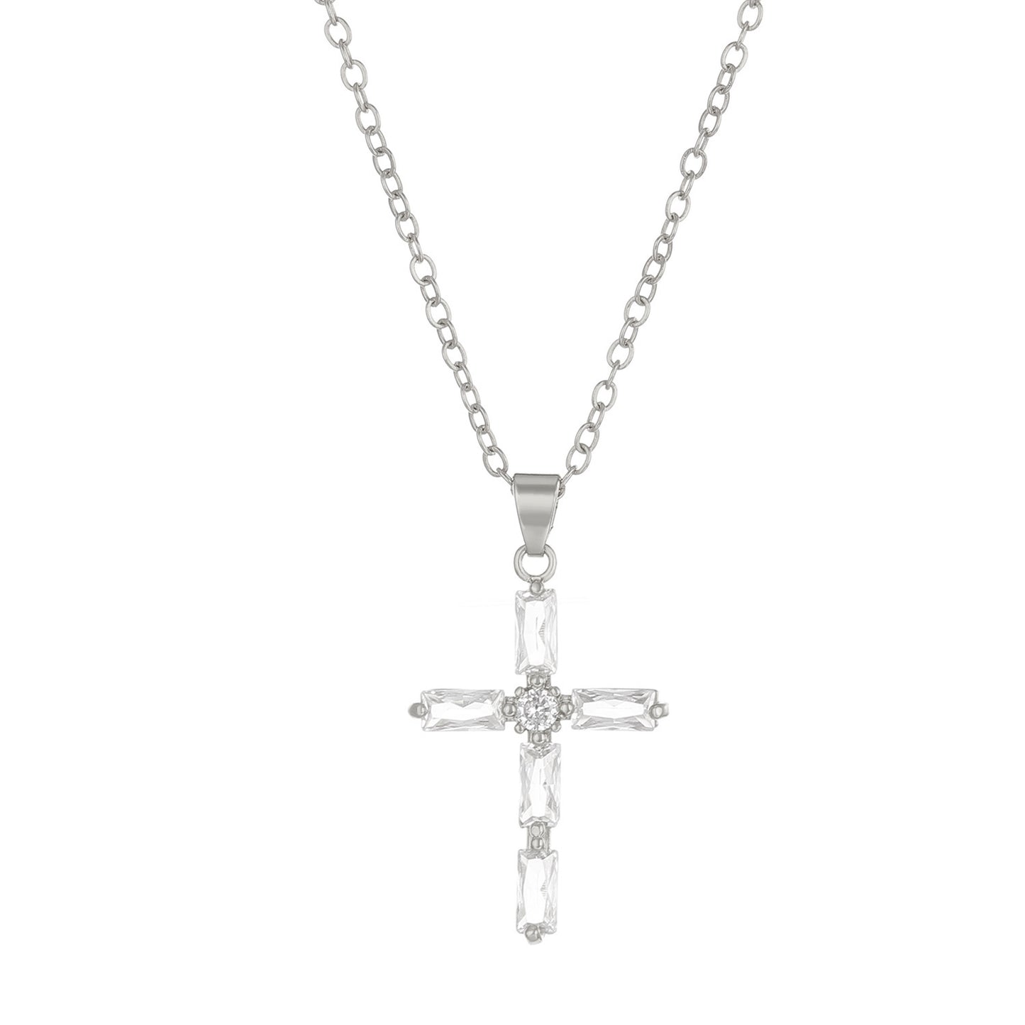 Diamant Kreuz Kette