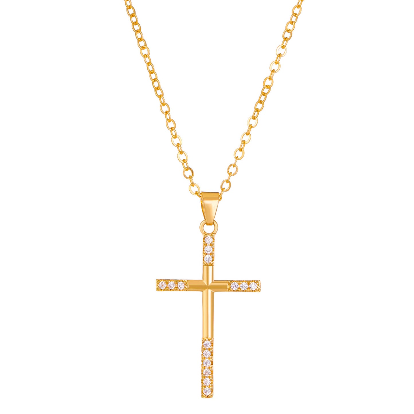 Diamant Kreuz Kette